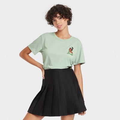 Women's Disney Princess Tiana Short Sleeve Graphic T-Shirt - Green