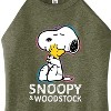 Women's - Peanuts - Snoopy And Woodstock Graphic High Neck Tank - 2 of 4