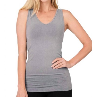 Women's Standard Issue Seamless Longline Tank - ZENANA