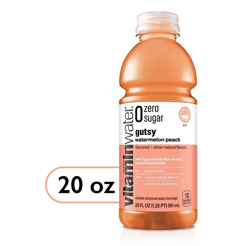 vitaminwater zero Watermelon Peach - 20 fl oz Bottle, 1 of 13