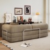 78.8" Compression Sofa,Convertible Floor Sofa Bed-with Pillow Back Support Armrest, Comfy Futon Couch Sleeper Bed, for Living Room, Bedroom - 2 of 4