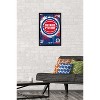 Trends International NBA Detroit Pistons - Maximalist Logo 23 Framed Wall Poster Prints - 2 of 4
