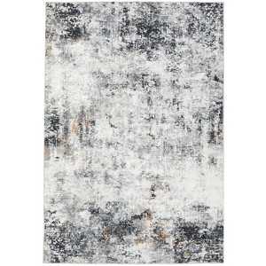 Polyester Carpet with 100% Polyester, 350Gsm Plush Weight, TPR Washable Foldable Backing, Printed Abstract Design, Durable and Soft - 1 of 4
