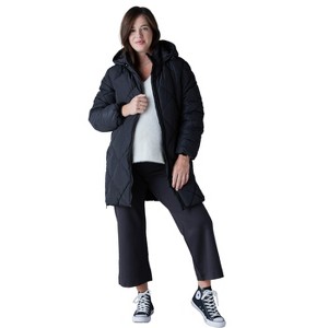 Ingrid & Isabel Maternity Longline Puffer Jacket - 1 of 4