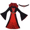 Royal Vampire Costume, for Girls Halloween Dress Up Party, Halloween Costumes, for Halloween Dress-up Party - 3 of 4