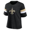 NFL New Orleans Saints Women's Short Sleeve Fashion T-Shirt - 2 of 3