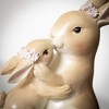 Sullivans 7" Mother And Baby Bunny Figure, Resin - 2 of 3