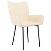 vidaXL Dining Chairs 2 pcs Cream Velvet - 3 of 4