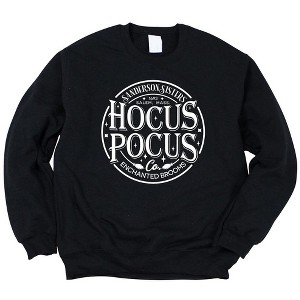 Simply Sage Market Women's Graphic Sweatshirt Hocus Pocus Brooms - 1 of 2
