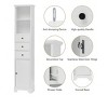 68.3" Tall Bathroom Cabinet,Storage Cabinet With 1 Doors & 3 Drawer, 2 Open Storage Shelf,Bathroom Storage Cabinets With Adjustable Shelves, For Livi - 3 of 4