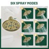 Cobbe Brushed Gold Shower System with Waterfall Tub Spout 8-Inch 6 Settings Shower Head 9 Settings Hand Shower and 59-Inch Hose Include Valve - 3 of 4