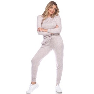 Women's 2 Piece Lounge Set - White Mark - 1 of 4