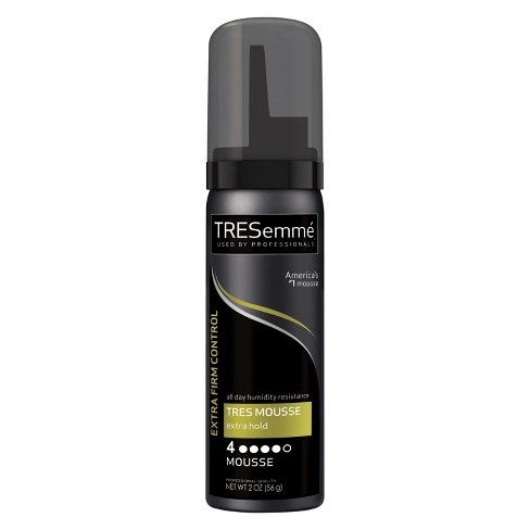 tresemme extra hold mousse travel size