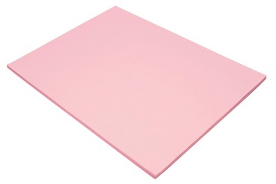 Construction Paper, Pink, 9 x 12, 50 Sheets - PAC103012