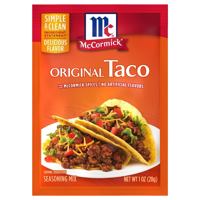 McCormick Original Taco Seasoning Mix -1oz, 1 of 13