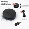 Munora 2-Handle 8-Inch Widespread Bathroom Sink Faucet, Matte Black with 360° Swivel Spout and Pop-Up Drain - 2 of 4