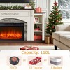 80" W Farmhouse Electric Fireplace Mantel - Holds 90” TV Stand - 2 of 4