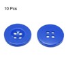 Unique Bargains Resin Craft DIY Round Flat 4-Hole Replacement Sewing Buttons 10 Pcs - 3 of 4