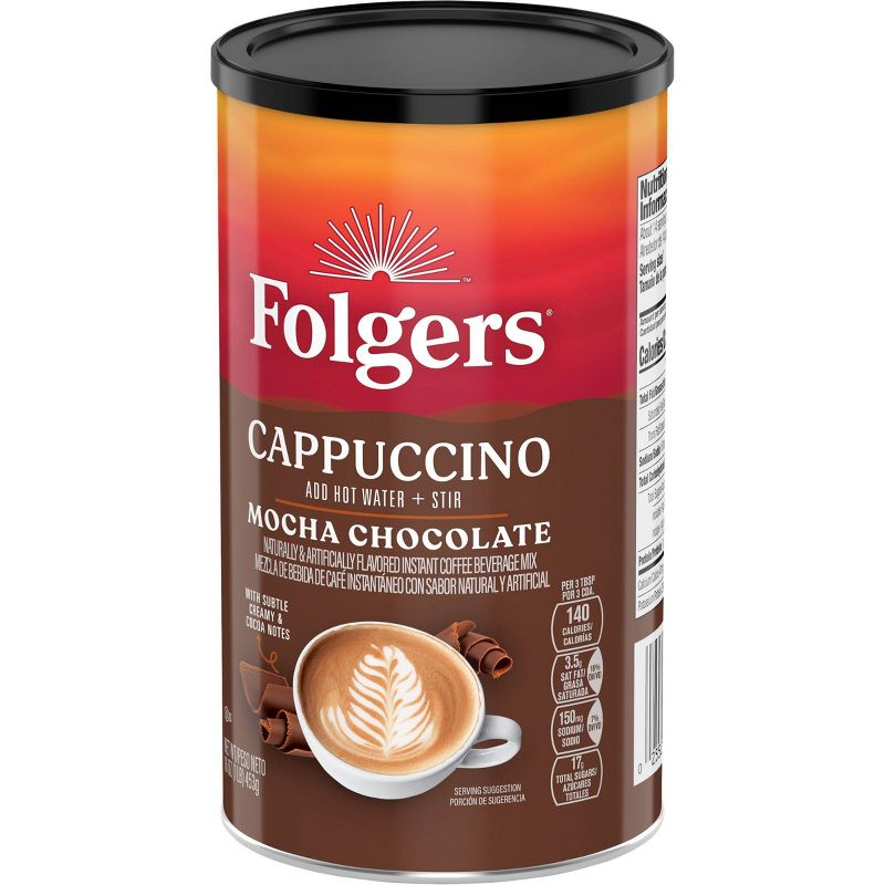 Folgers Light Roast Cappuccino Mocha Can - 16oz, 5 of 7