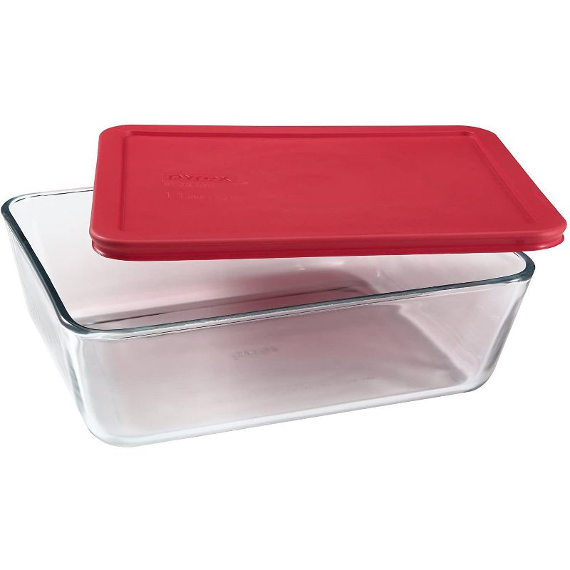 Pyrex Simply Store 11-Cup Rectangular Glass Food Storage Dish, 1 of 6