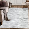Indoor Decor Modern Abstract Striped Area Rugs for Living Room Bedroom Soft Machine Washable Low Pile Non Slip Foldable Floor Carpet - 4 of 4