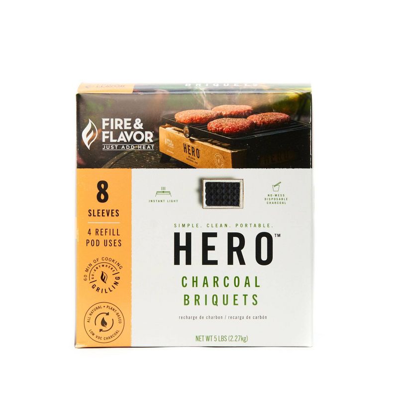 Fire &#38; Flavor Hero 8pk Charcoal Refill, 3 of 8