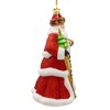 Kurt Adler 7-Inch Bellissimo Glass Red Santa Ornament - 2 of 4