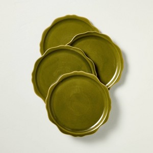 Set of 4 Carved Edge Salad Plates - Hearth & Hand™ with Magnolia - 1 of 4