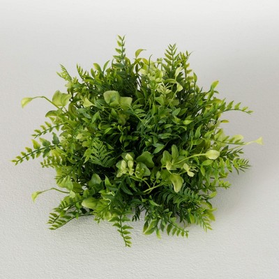 Sullivans Artificial 6" Fern Mixed Green Orb, Green