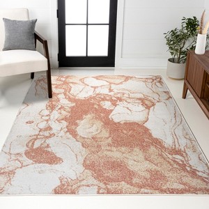 JONATHAN Y Marmo Abstract Marbled Modern Area Rug - 1 of 4