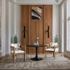 Meridian Furniture,Sacha Linen Textured Fabric Dining Chair, Set of 2 - 2 of 4