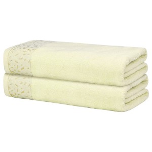 Unique Bargains Highly Absorbent Soft and Durable Bath Towels 28" x 56" 2 Pcs - 1 of 4