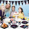 Hachikiko 180 Pcs Music Party Supplies - Music Theme Birthday Party Decorations for Girls - Banner, Plates, Cups, Napkins, Cutlery (Serves 24) - 4 of 4