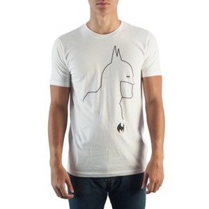 The Batman Dark Knight Silhouette Drawing Men's T-shirt Tee Shirt - 1 of 3
