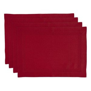 Solino Home Linen Double Hemstitch Placemats - 1 of 4