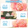 Unique Bargains Fabric Rose Boho Hair Clips Fabric Flower Brooch Pins for Wedding Party Dance 1 Pc - 3 of 4
