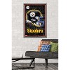 Trends International NFL Pittsburgh Steelers - Neon Helmet 23 Framed Wall Poster Prints - 2 of 4