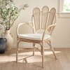 Maki Arm Chair - ACH4904 - White Washed/Ivory - Safavieh - 3 of 4