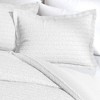 Isla Jade King Waffle Weave Textured Duvet Cover and Sham Set Navy Blue - 2 of 4