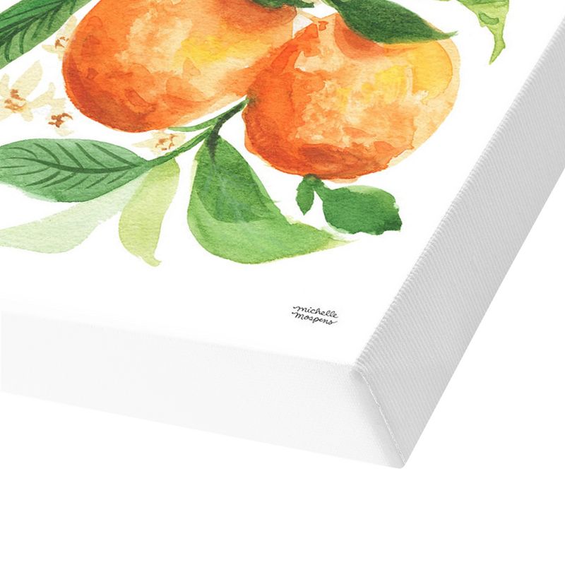 Americanflat 2 Piece 16x20 Wrapped Canvas Set - Oranges Watercolor
by Michelle Mospens - botanical  Wall Art, 4 of 7