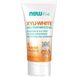 XyliWhite Orange Splash Kids Toothpaste by Now Foods  -  3 oz Gel - 1 of 2
