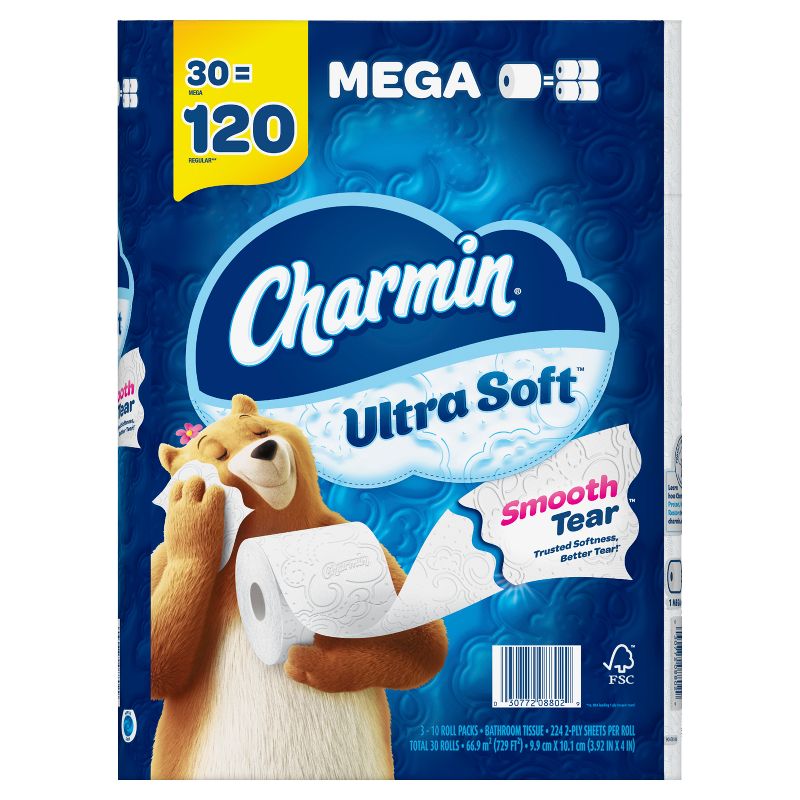 Charmin Ultra Soft Toilet Paper, 1 of 12