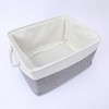 REGALWOVEN Storage Bin with Handles for Closet Organizing Clothes 2 Pcs - 3 of 4