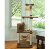 Armarkat 70" Real Wood Cat tree With Scratch posts, Hammock for Cats & Kittens, X7001 - image 3 of 4