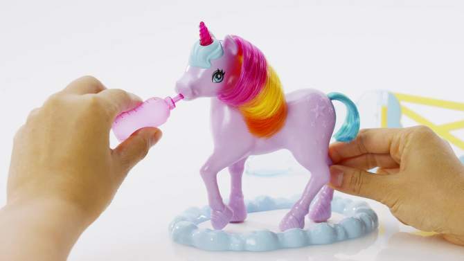Barbie Rainbow Potty Unicorn Playset, 2 of 8, play video