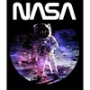 NASA Astronaut in Space Black T-shirt Toddler Boy to Youth Boy - 2 of 3