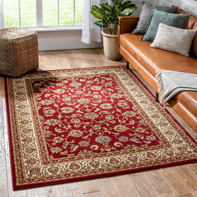 Noble Sarouk Persian Floral Oriental Formal Traditional Area Rug, 3 of 10