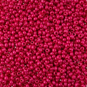 John Bead Czech Glass Seed Beads 8/0, Terra Intensive Rose (22g Vial) - 1 of 2