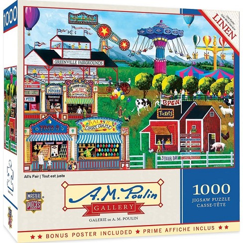 MasterPieces Inc Alls Fair 1000 Piece Linen Finish Jigsaw Puzzle - image 1 of 3