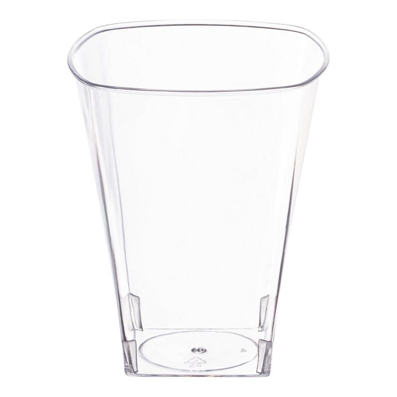 Smarty Had A Party 8 oz. Clear Square Plastic Cups (336 Cups), 1 of 3